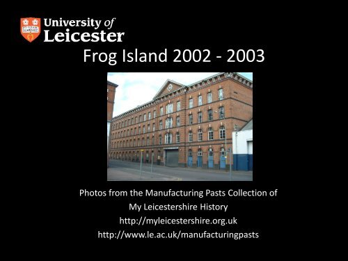 Frog Island 2002-2003