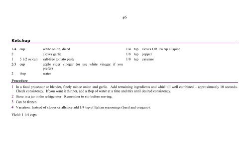 Low Iodine Diet Recipes - Thyroid Cancer Canada