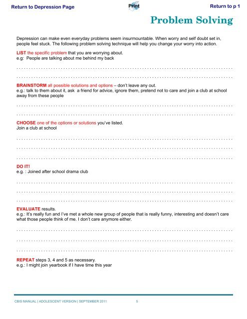 Child & Youth Mental Health Algorithm - GPSC