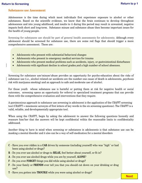 Child & Youth Mental Health Algorithm - GPSC