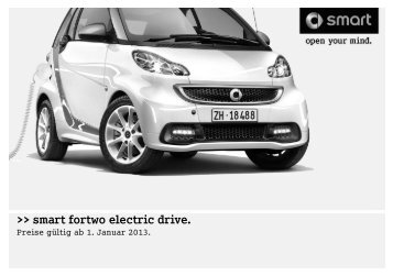 smart fortwo electric drive. - Autostern