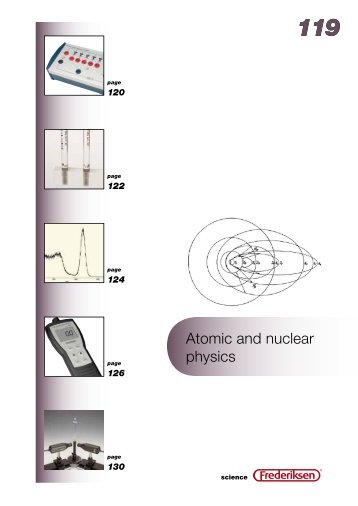 Atomic and nuclear physics - Frederiksen