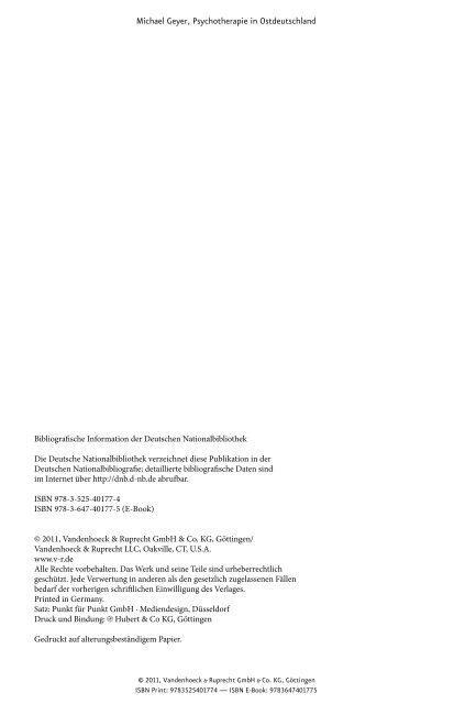 Psychotherapie in Ostdeutschland