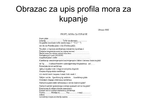 Program praÄenja kakvoÄe mora u Republici Hrvatskoj - Ministarstvo ...