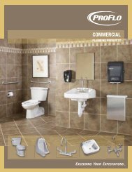 Commercial Plumbing Products - ProFlo