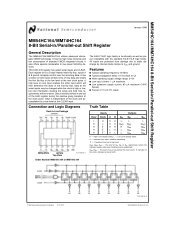 MM54HC164/MM74HC164 8-Bit Serial-in/Parallel-out Shift Register