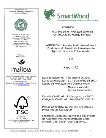 em Xapuri /AC - Rainforest Alliance