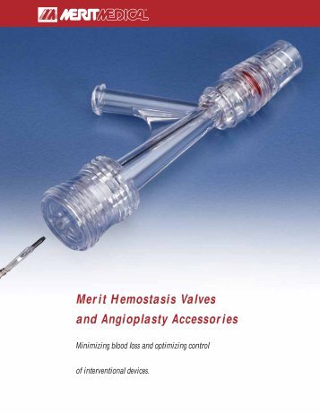 Hemostasis valve - Merit Medical