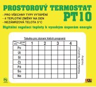 prostorovÃ½ termostat pt10 - Unishop.cz