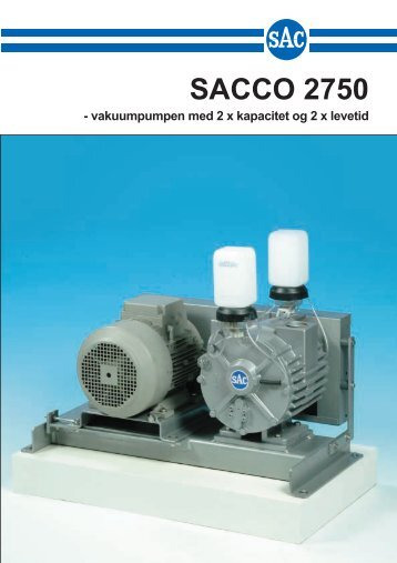 produktblad SACCO 2750 - Vacuum-Guide