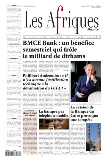 BMCE Bank : un bénéfice semestriel qui frôle le milliard de dirhams
