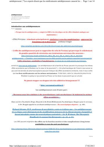 un peu plus de connaissance - La psychiatrie nous ment