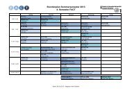 Stundenplan Sommersemester 2013 4. Semester FACT