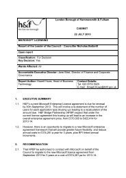 Microsoft Licensing PDF 74 KB - Hammersmith & Fulham