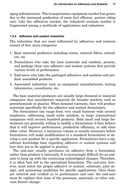 Handbook of Adhesives and Sealants