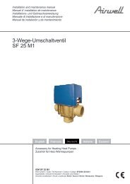 3-Wege-Umschaltventil SF 25 M1 - Airwell