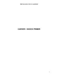 CARVER plus Shock Primer