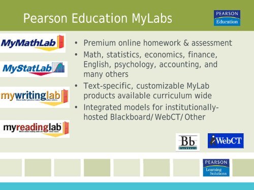 Pearson Education Pearson Learning Solutions