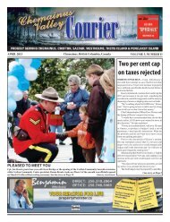 Master Template - Chemainus Valley Courier