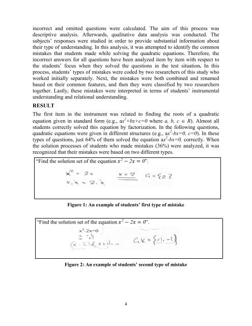 reasoning in quadratic equations with one unknown - Cerme 7