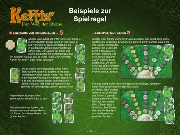 Beispiele zur Spielregel