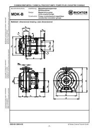 MaÃblatt / dimensional drawing / plan dimensionnel - Richter Pumps