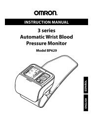 Instruction Manual - Omron Healthcare