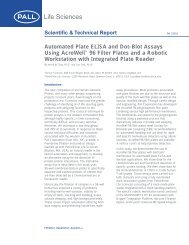 Automated Plate ELISA and Dot-Blot Assays ... - Pall Corporation