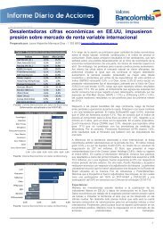 08 de marzo de 2010 - Investigaciones EconÃ³micas - Bancolombia