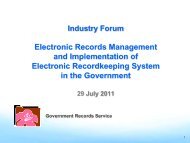 Electronic Records Management and Implementation of Electronic ...