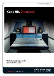 C200 brochure - Solid State Logic