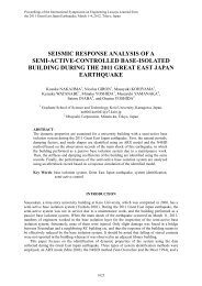 Seismic Response Analysis of a Semi-active-controlled Base ...