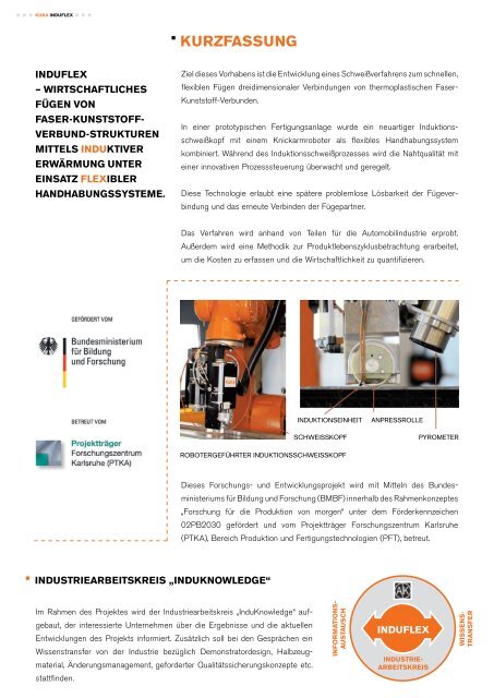 VERBUNDPROjEKT INDUFLEX - KUKA Systems