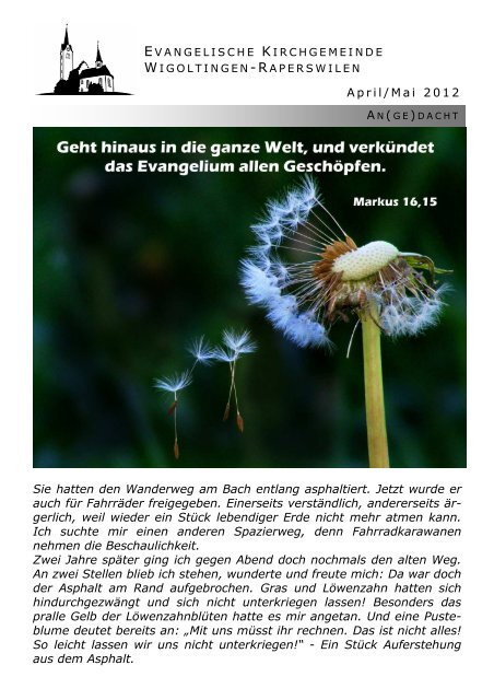Beilage 04-05-2012 - Evangelische Kirchgemeinde Wigoltingen ...