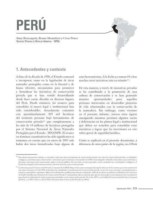 ConservaciÃ³n privada y comunitaria en los PaÃ­ses ... - BlogCdam