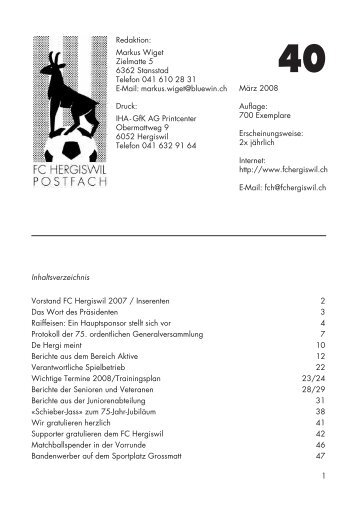 40 - FC Hergiswil