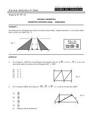 C u r s o : Matemática 3º Medio Material Nº MT-18 - Prepara la PSU