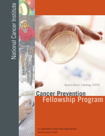NCI CPFP — Application Catalog 2009 - National Cancer Institute