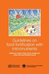 Guidelines on food fortification with micronutrients - Nutritotal