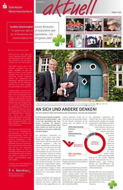 Großes Gewinnspiel - Sparkasse Westmünsterland