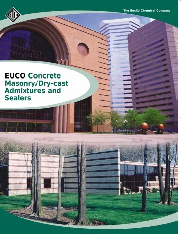 EUCO Concrete Masonry/Dry-cast Admixtures and Sealers - Euclid ...