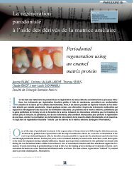 Periodontal regeneration using an enamel matrix protein La ... - SOP