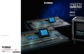 PM5D V2 Brochure 4.28MB - Yamaha Commercial Audio