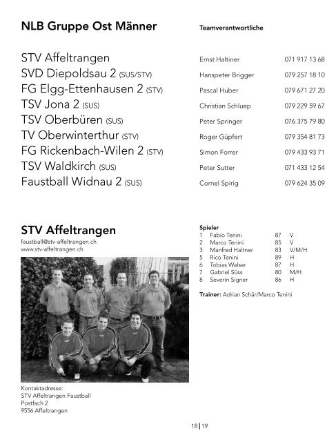 Programmheft Feld 2010 als PDF (9MB) - Swiss Faustball