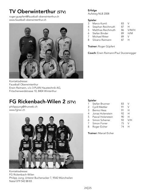 Programmheft Feld 2010 als PDF (9MB) - Swiss Faustball