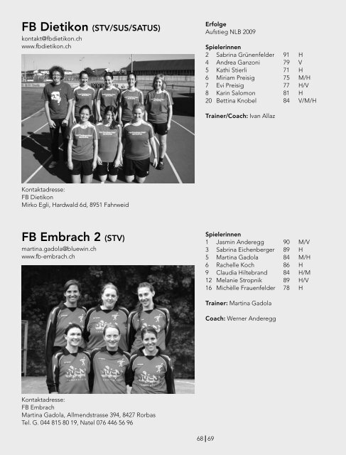 Programmheft Feld 2010 als PDF (9MB) - Swiss Faustball