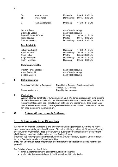 Elternbrief 2012 - Grund- und Mittelschule MÃ¼hlhausen