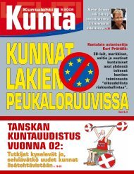 Painetun lehden PDF-versio - Kuntalehti