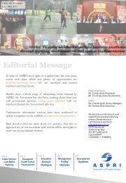 1st Quarter ASPRI 2013 Newsletter