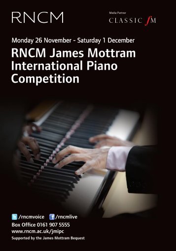 RnCm James mottram international Piano Competition